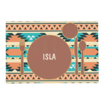 Boho Montessori Kids Placemat 