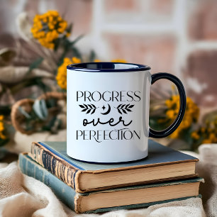 Boho Moon Black and White minimalist celestial  Mug