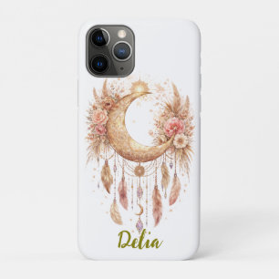 Boho Moon Mystical Vibe iPhone 11 Pro Case