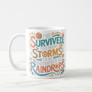 Boho Motivational Pastel Survivor Gift Coffee Mug