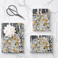 Boho Mountain Aspen Tree Scene
