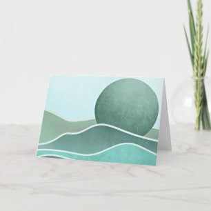 Boho mountain card