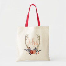 Boho Mrs. Tote Bag
