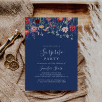 Boho Multicolor Wildflower Surprise Party
