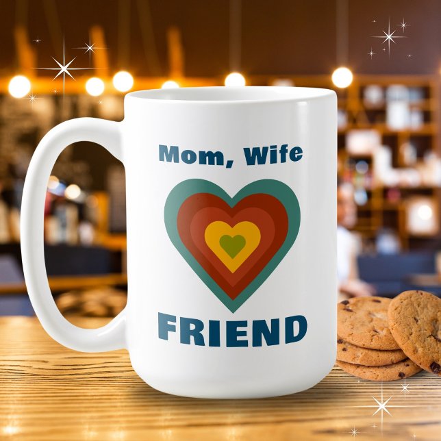 BOHO Mum, Wife, FRIEND Coffee Mug (Available in multiple styles, colors and sizes. )