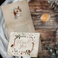 Boho Muted Fall Floral Fall in Love Bridal Shower