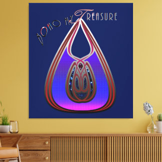 Boho My Treasure Canvas Print