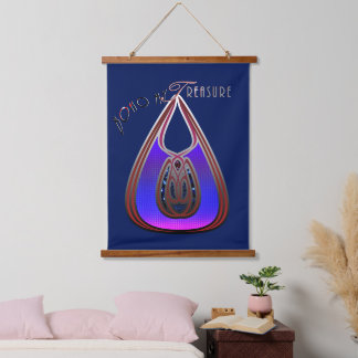 Boho My Treasure Hanging Tapestry