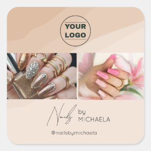 Boho Nail Tech Logo Sticker Leave a review