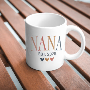 Boho Nana Mug Personalised Grandmother Gift