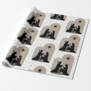 Boho Nativity Collection Wrapping Paper