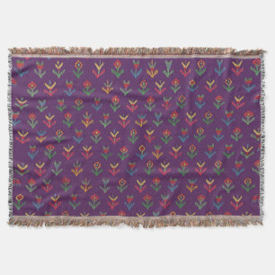 Boho Nature Inspired Throw Blanket