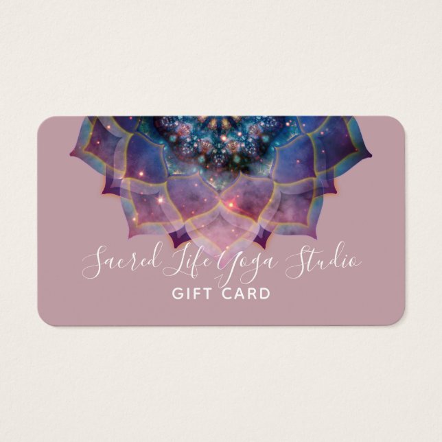 Boho Nebula Bloom | Mandala Design (Front)