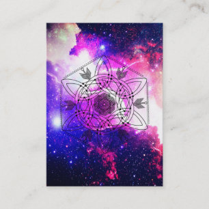 *~* Boho Nebula Celtic Aztec Tribal Galaxy Business Card