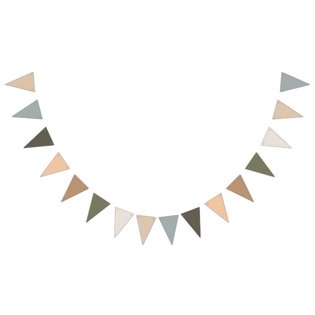 Boho Neutral Bunting Banner (All)