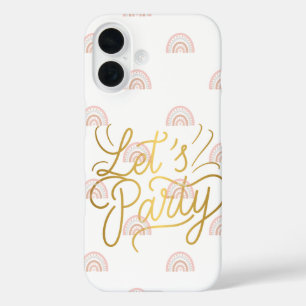 Boho Neutral	Elegant Phone Case   let’s party