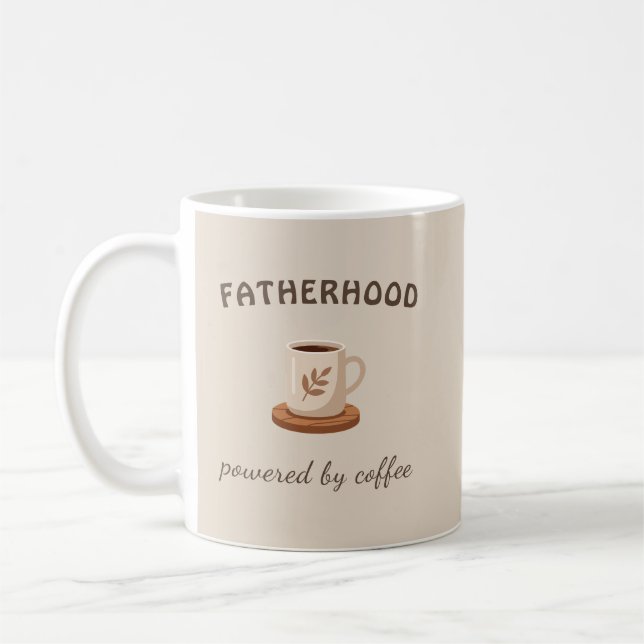 Boho Neutral	Funny Dad Coffee Mug  (Left)