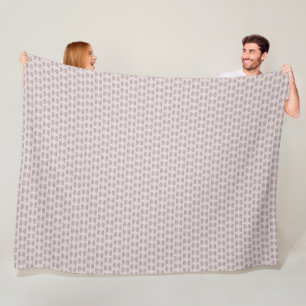 Boho Neutral Rainbow Fleece Blanket