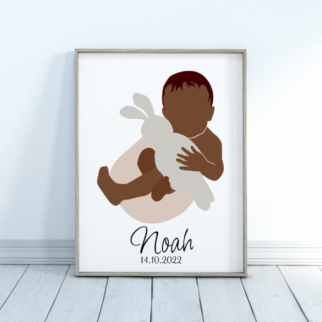 Boho Newborn  Baby Boy Name Nursery Poster (Creator Uploaded)