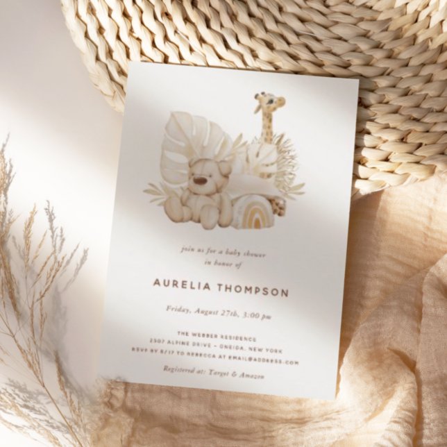 Boho Nursery Baby Shower Invitation (Creator Uploaded)