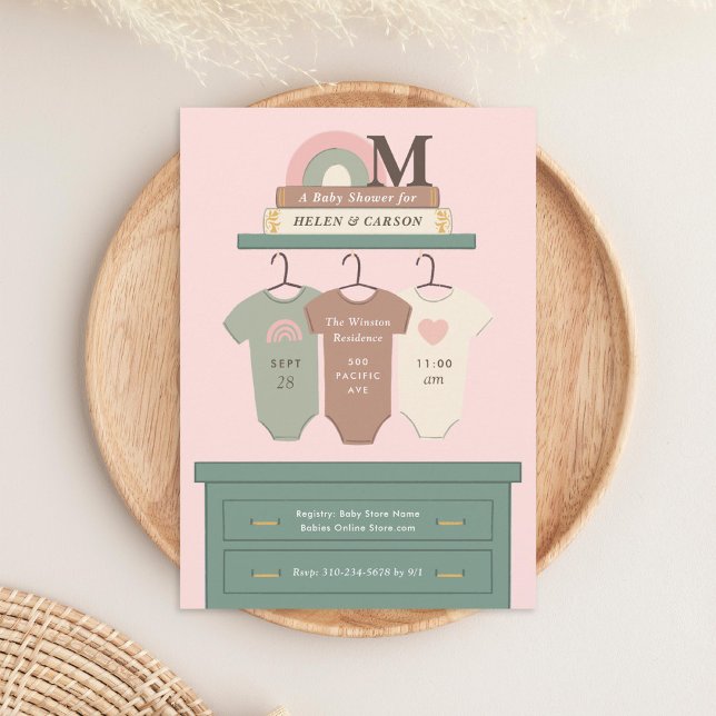 Boho Nursery Baby Shower Invitation (Creator Uploaded)