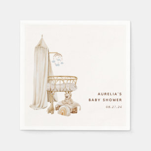 Boho Nursery Baby Shower Napkin