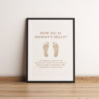 Boho Nursery Chic Baby Shower How Big Game
