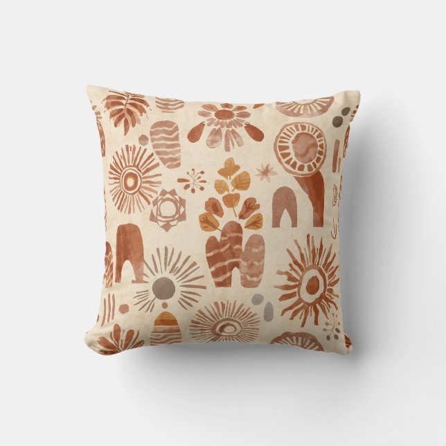 Boho Nursery Decor | Modern Home Decor | Neutral  Cushion (Front)