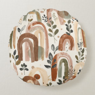 Boho Nursery Decor Neutral Bedroom Accent Pillow