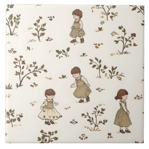 Boho Nursery Storybook Tile