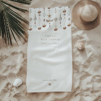 Boho Ocean Shell Baby Shower Favour