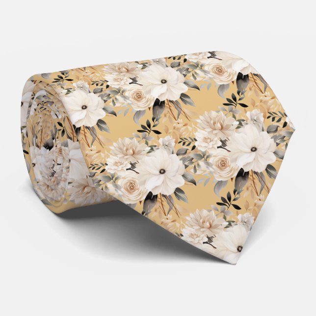 Boho Office Neck Tie | Professional and Classic (Rolled)