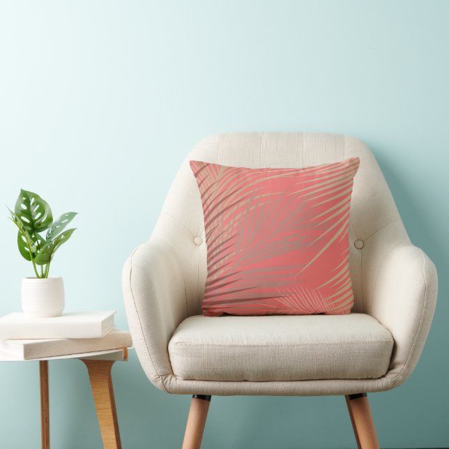 Boho Palm Pattern Cushion (Chair)