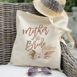 Boho Pampas Floral Mother of the Bride Tote Bag<br><div class="desc">Check out over 100 popular styles of wedding tote bags from the "Wedding Tote Bags" collection of my shop!</div>
