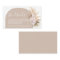Boho Pampas Grass Arch Website Info Enclosure Card