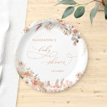 Boho Pampas Grass Neutral Baby Shower Modern Paper Plate<br><div class="desc">Step into a realm of timeless beauty and natural charm with our exquisite Boho Pampas Grass Neutral Baby Shower Modern Paper Plates, where the delicate allure of pampas grass meets the free-spirited vibes of boho chic. This enchanting design showcases the elegant beauty of pampas grass intertwined with delicate flowers, creating...</div>