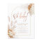 Boho Pampas Grass Rose Arch Girl Baby Shower