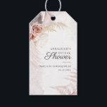 Boho Pampas Grass Terracotta Script Bridal Shower Gift Tags<br><div class="desc">Create your very own custom and personalised Pampas Grass Tan Bridal Shower Gift Tags with your shower details easily by simply clicking the "Personalise" button above. Use the "Customise it" button to further re-arrange and format the style and placement of text. Could easily be repurpose for other special events like...</div>