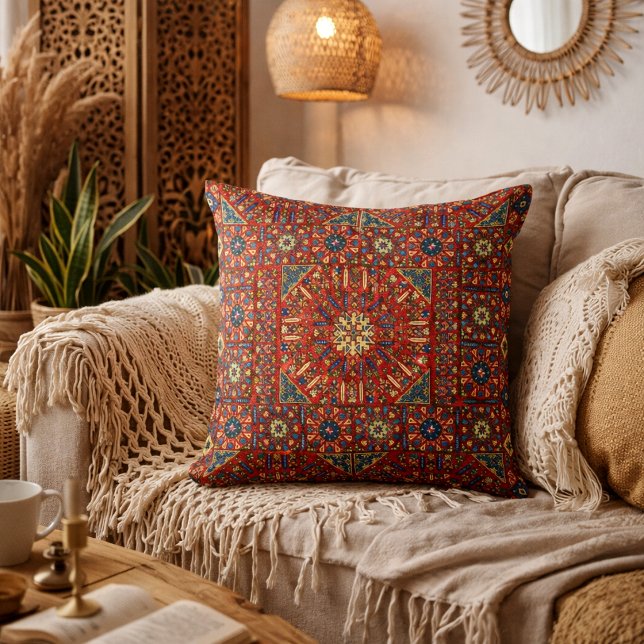 Boho Para Mamluk Repro 16th Century Pattern Cushion (Creator Uploaded)