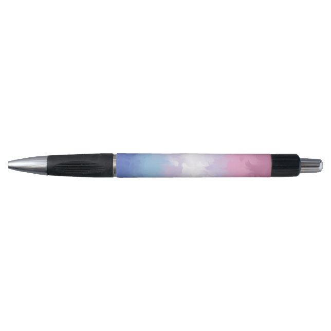 Boho Pastel Fluffy Abstract Bigender Pride Flag (Front)