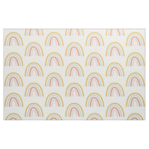 Boho Pastel Rainbow Fabric