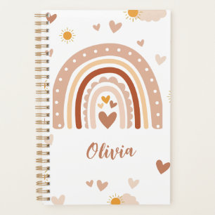 Boho Pastel Rainbow - Girl Gift Planner