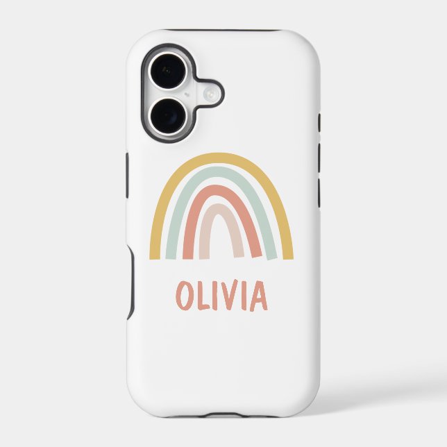 Boho Pastel Rainbow Personalised (Back)