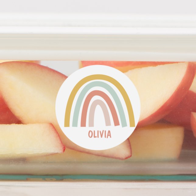 Boho Pastel Rainbow Personalised (Affixed)