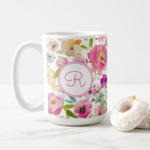 Boho Pastel Watercolor Coffee Mug