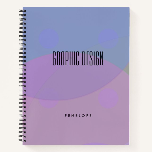 BOHO Pastels Sketchbook Composition  Notebook (Front)