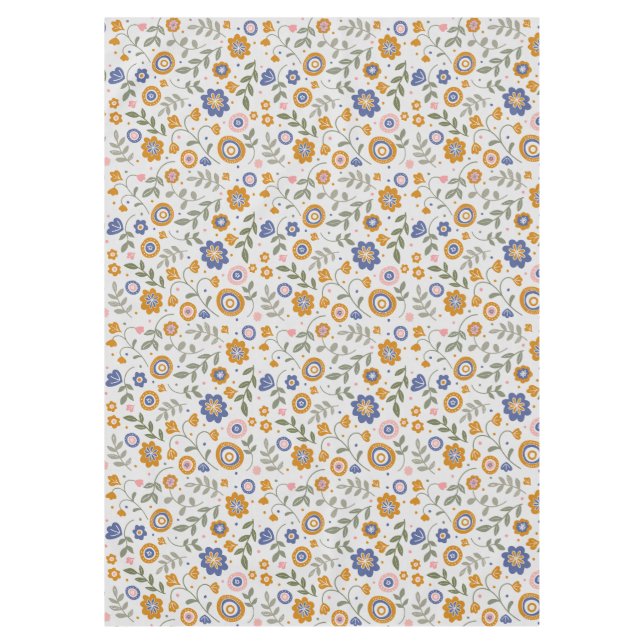 Boho pattern 01.w tablecloth (Front)
