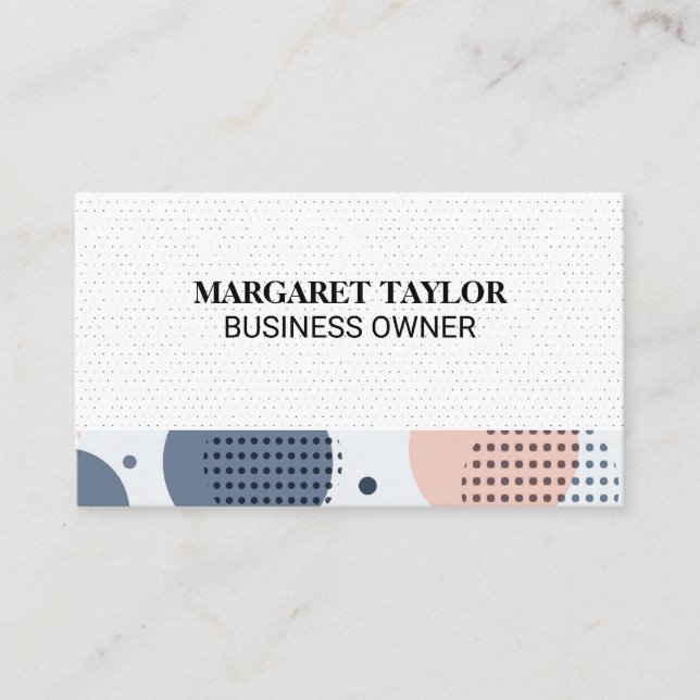 Boho Pattern Business Card (Front)