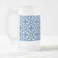 Boho Pattern in Blue – Elegant & Bold
