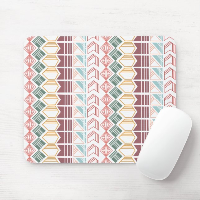 Boho Pattern Mouse Mat (With Mouse)